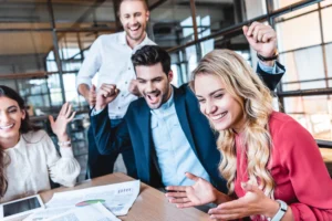 happy business result