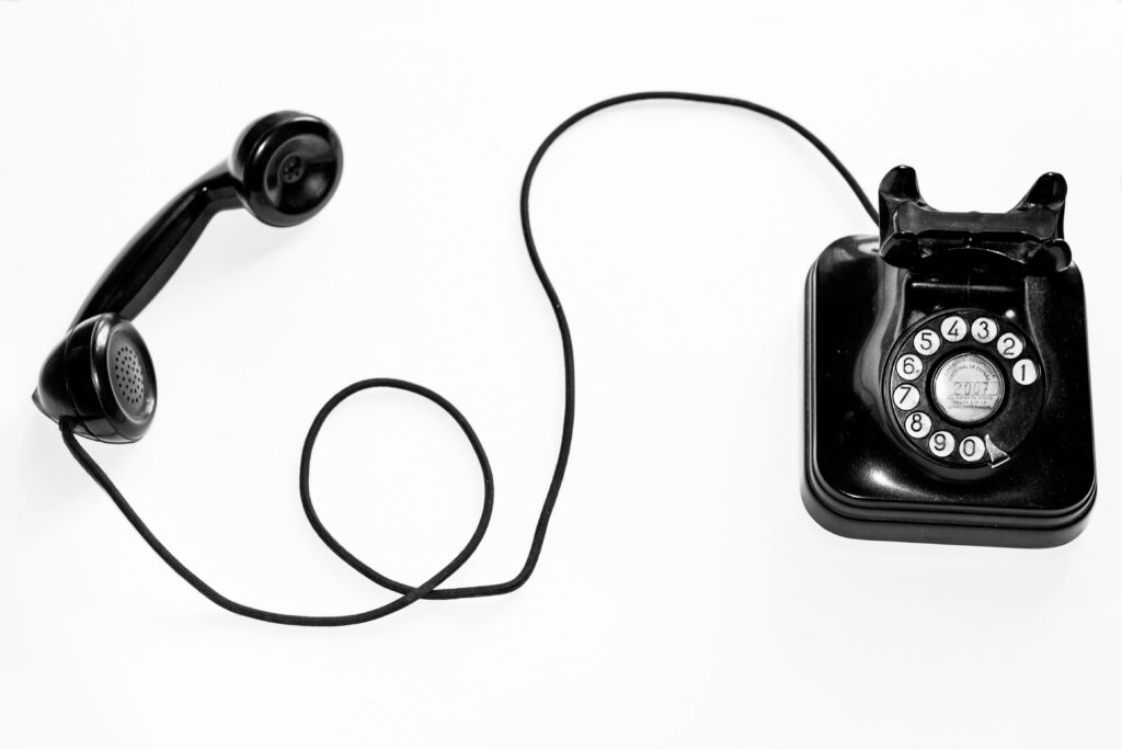 round dial phone