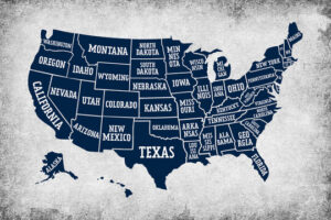 united states state map
